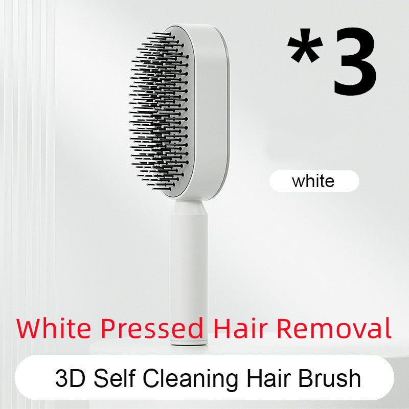 Self-Cleaning Hair Brush - Black gold POLITICSLADY