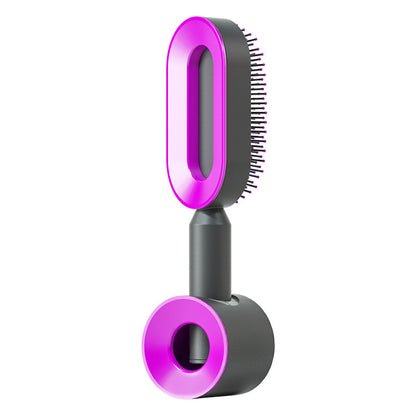 Self-Cleaning Hair Brush - Black gold POLITICSLADY