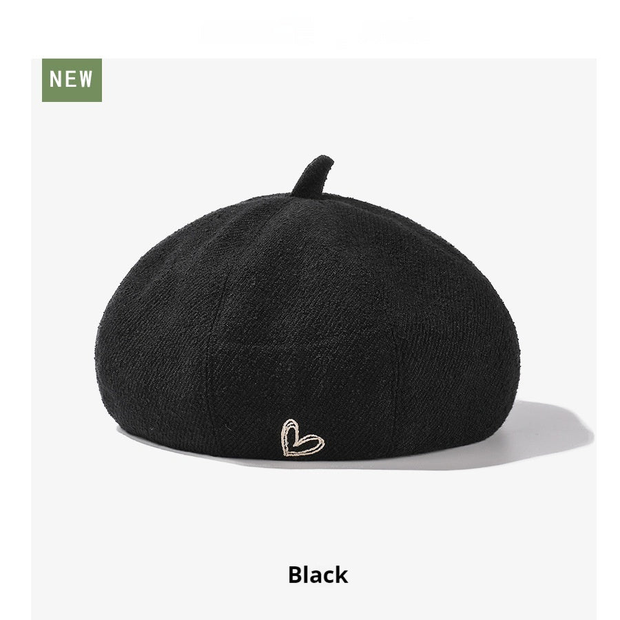 Love Beret Solid Color