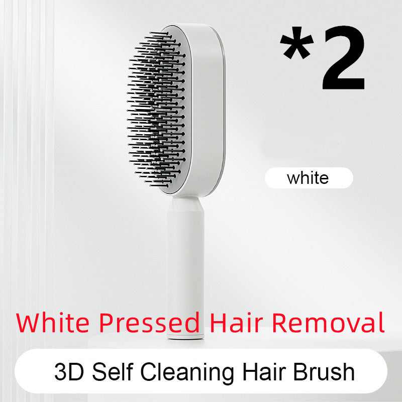 Self-Cleaning Hair Brush - Black gold POLITICSLADY