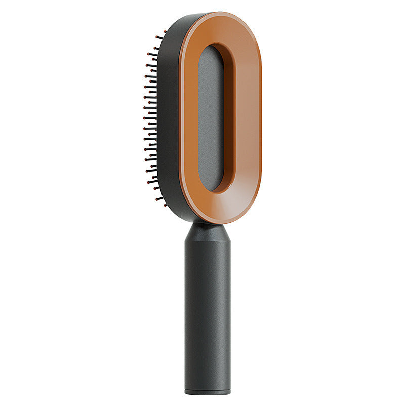 Self-Cleaning Hair Brush - Black gold POLITICSLADY