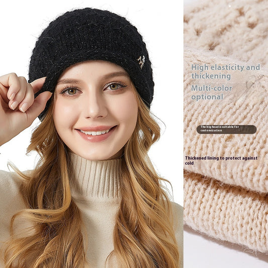 Knitted Hat Double-layer Thickened