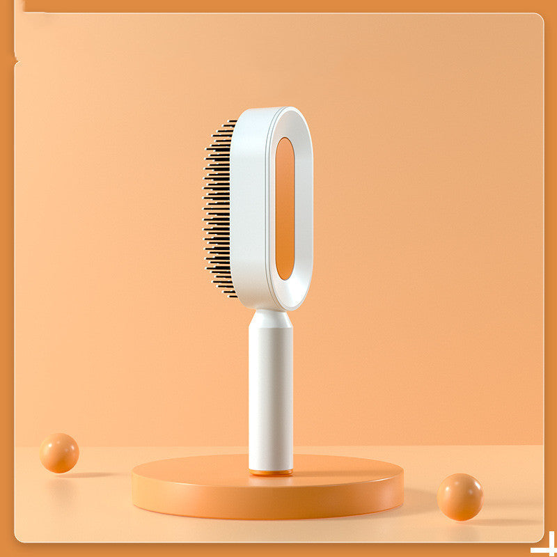 Self-Cleaning Hair Brush - Black gold POLITICSLADY