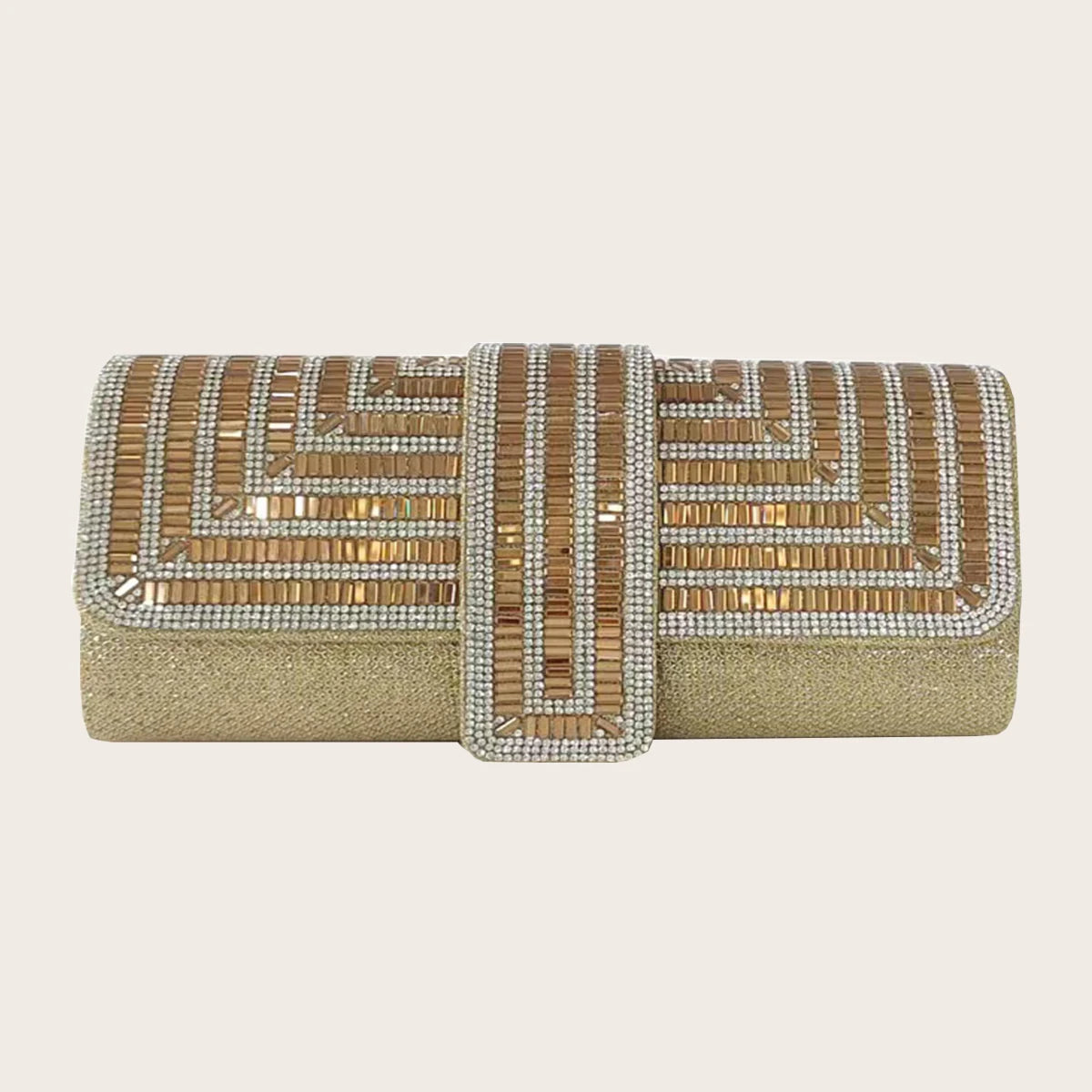 Party Clutch Bag - Gold POLITICSLADY