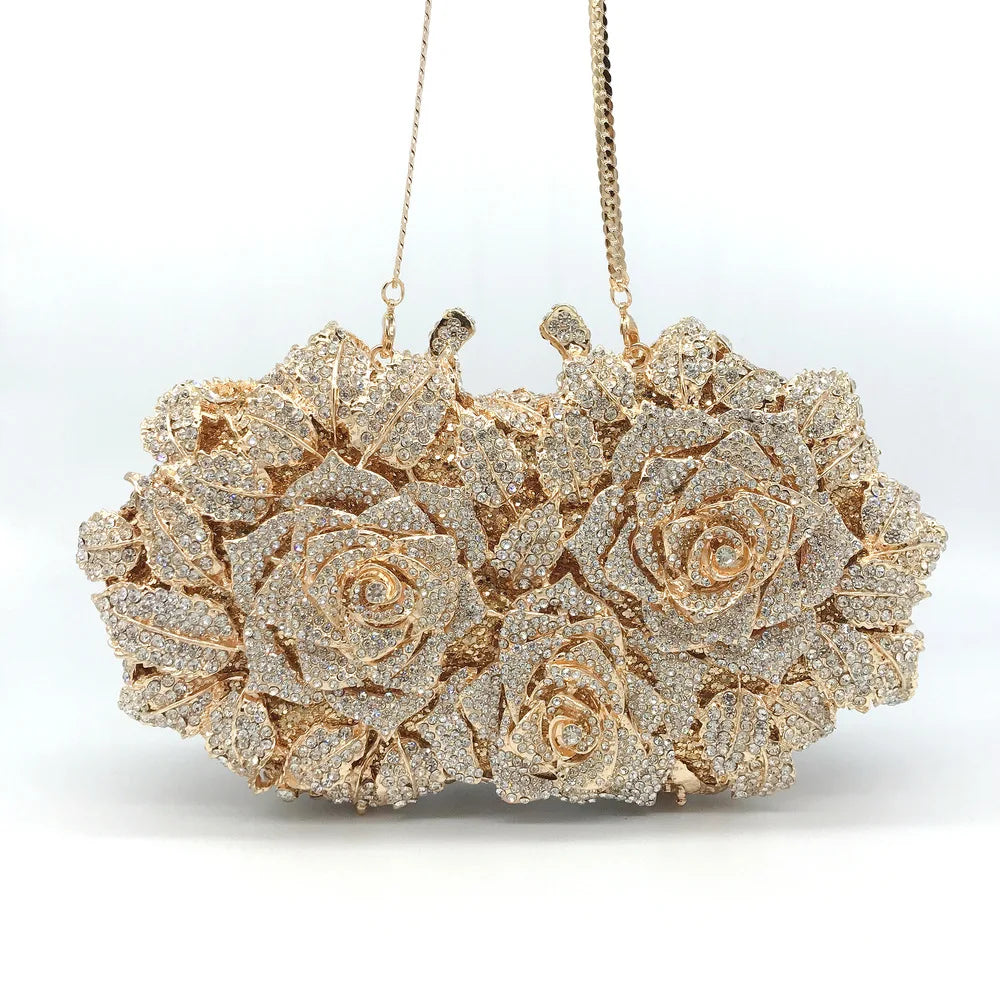 Cecilia Rose Clutch Bag - Light gold POLITICSLADY