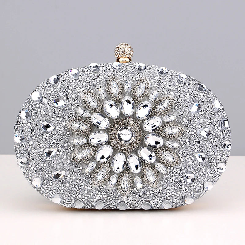 Colette Clutch Bag - silver POLITICSLADY