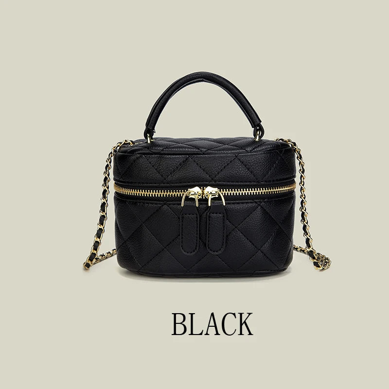 Mini Designer Handbag - Black POLITICSLADY