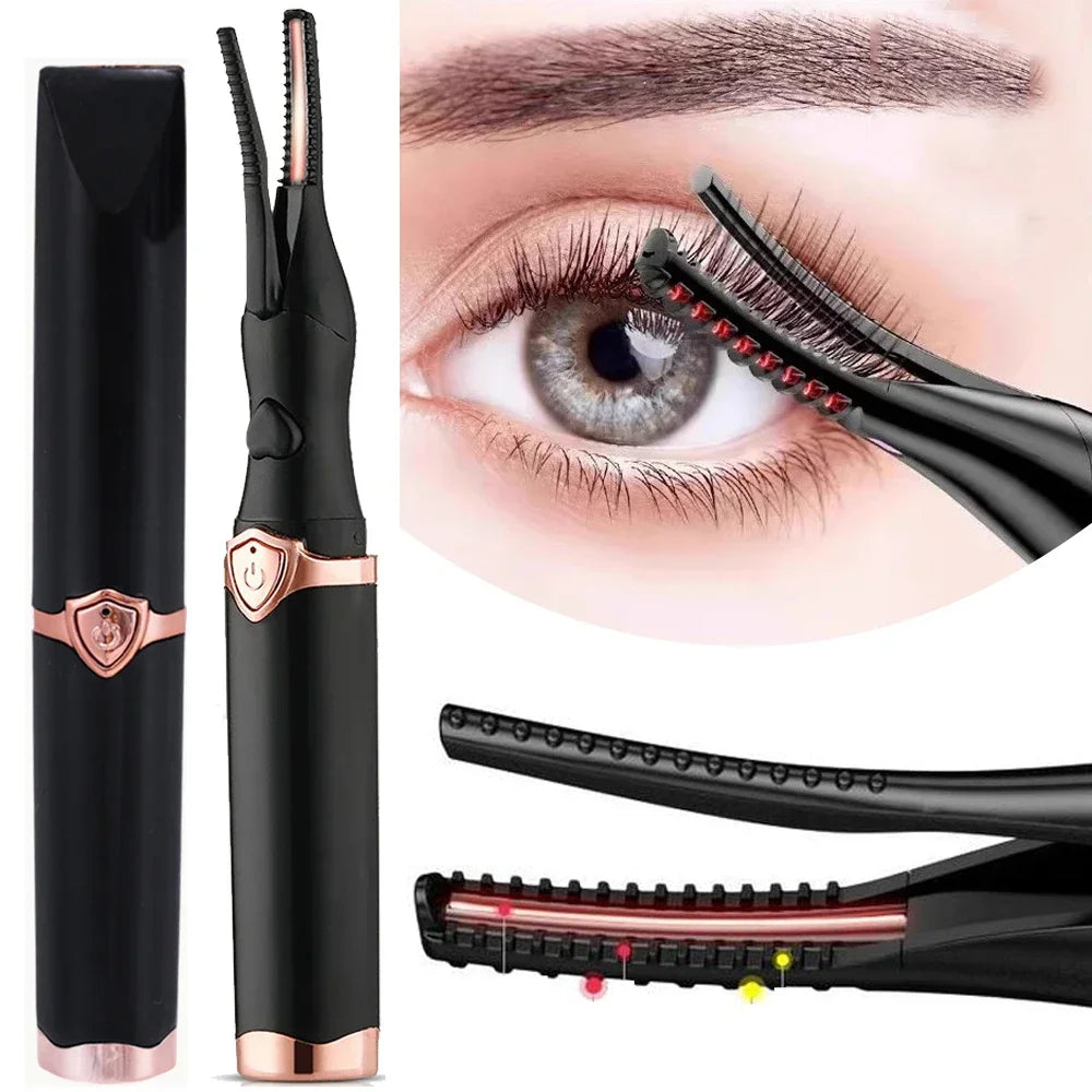 Intelligent Temperature Control Styling Make Up Eyelashes Curl - White POLITICSLADY