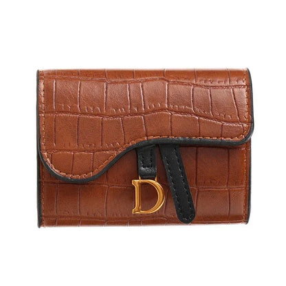 Short Wallet Small Luxury - Brown POLITICSLADY