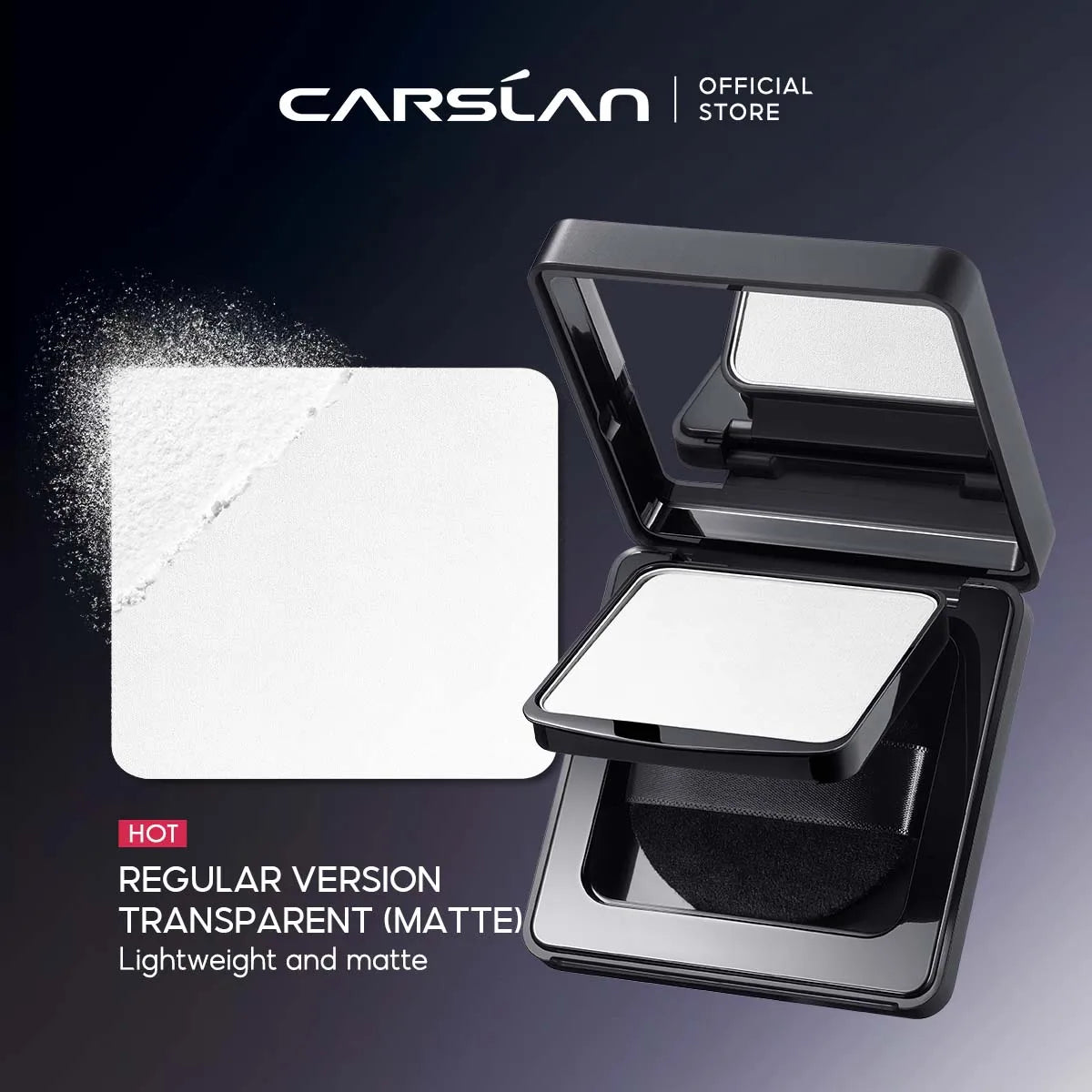 CARSLAN Stay Matte Face Pressed Powder Compact 24H - Translucent / 1 POLITICSLADY