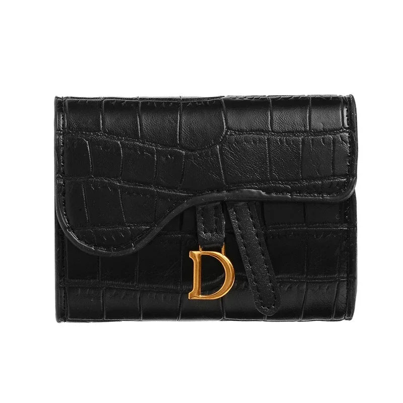 Short Wallet Small Luxury - Black 1 POLITICSLADY