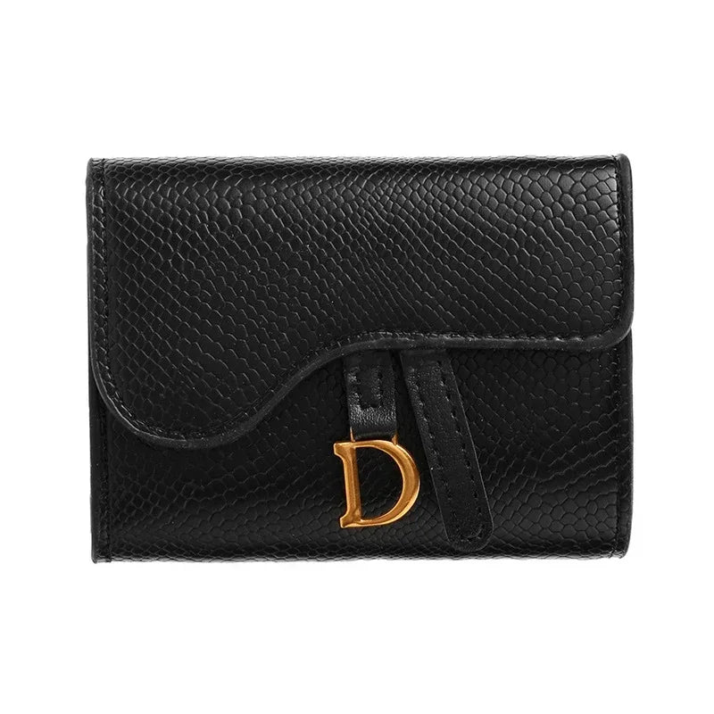 Short Wallet Small Luxury - Black 2 POLITICSLADY