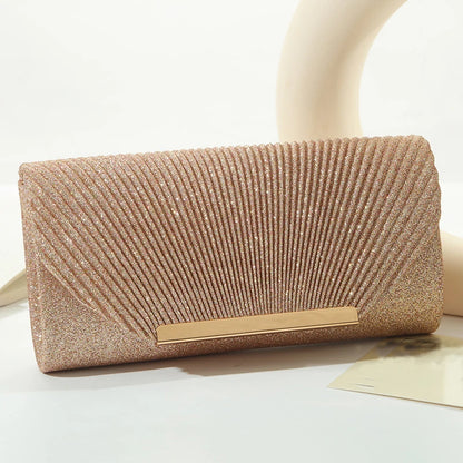 Elegant Clutch Bag - champagne POLITICSLADY