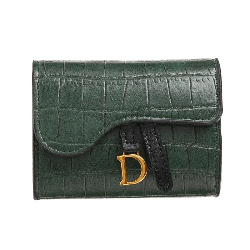 Short Wallet Small Luxury - Green POLITICSLADY