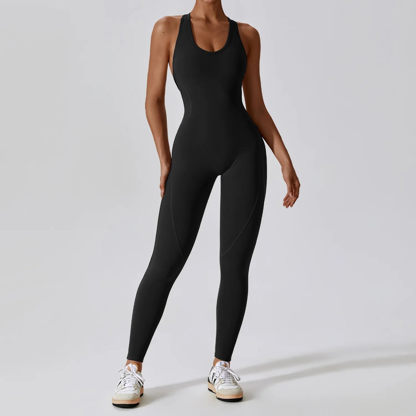 Push-Up Yoga Jumpsuit Set for Women - Premium black / L / 1 POLITICSLADY