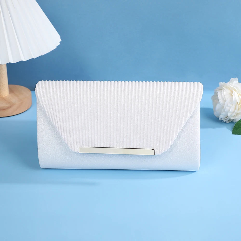 Elegant Clutch Bag - white POLITICSLADY