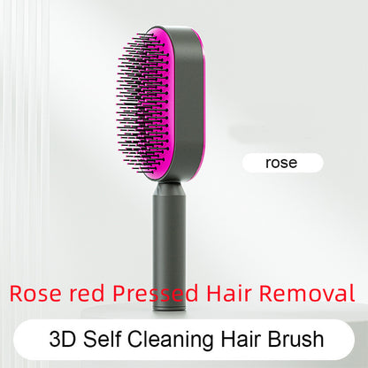 Self-Cleaning Hair Brush - Black gold POLITICSLADY