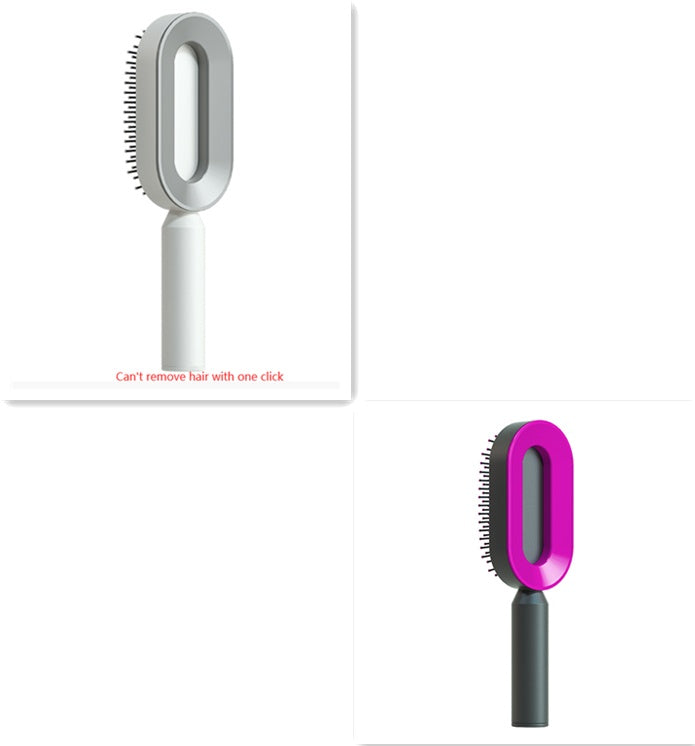 Self-Cleaning Hair Brush - Black gold POLITICSLADY