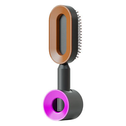 Self-Cleaning Hair Brush - Black gold Set POLITICSLADY