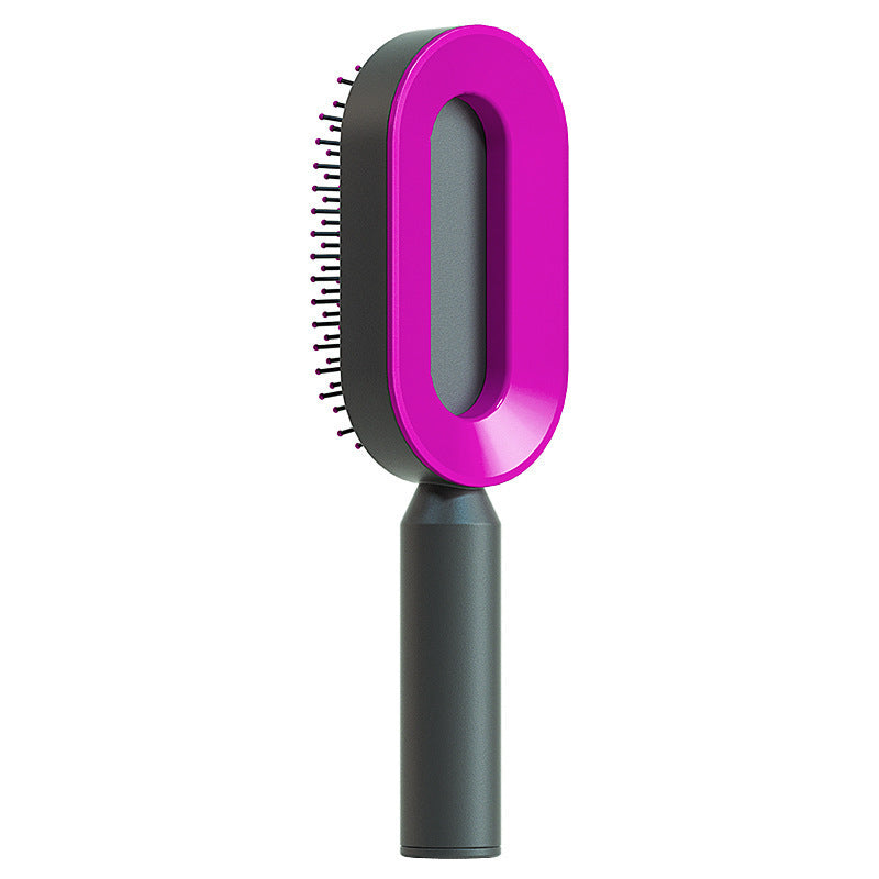 Self-Cleaning Hair Brush - Black gold POLITICSLADY